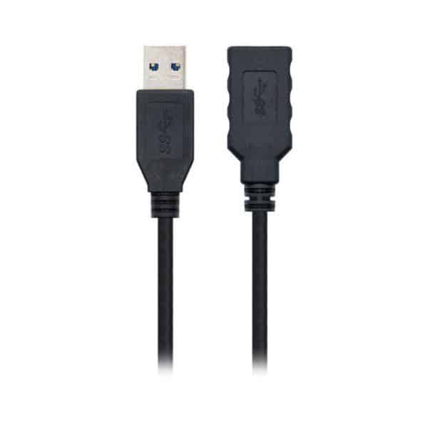 USB Cable NANOCABLE 10.01.090 Black/3 m - Image 2