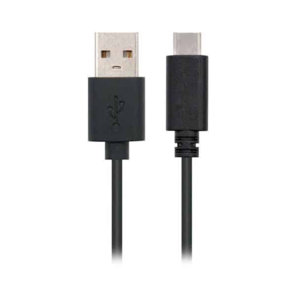 USB A to USB C Cable NANOCABLE 10.01.210 Black/2 m - Image 4