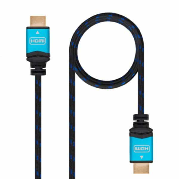 HDMI Cable TooQ 10.15.37 V2.0 Black Blue/3 m - Image 2