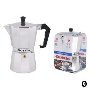 Italian Coffee Pot Quttin Stainless steel Aluminium/12 Cups