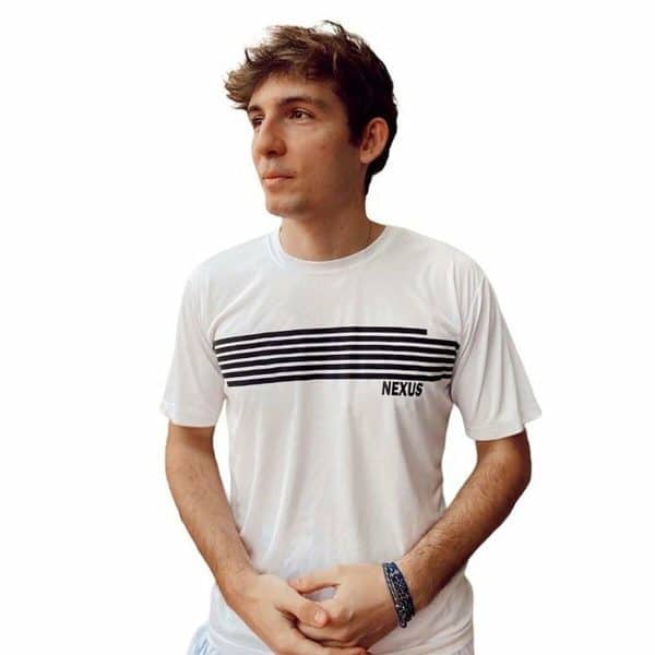 Men’s Short Sleeve T-Shirt Nexus Trust White/2XL - Image 2