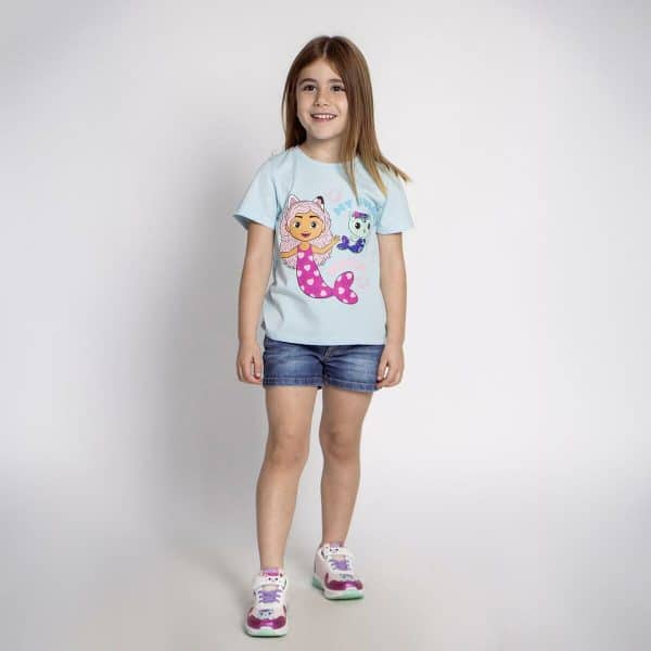 Child's Short Sleeve T-Shirt Gabby's Dollhouse Turquoise/3 Years - Image 6