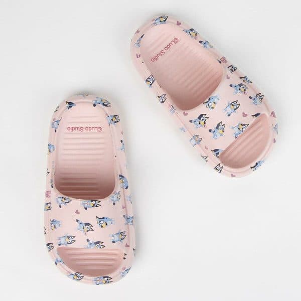Swimming Pool Slippers Bluey Pink/24-25 - Image 3