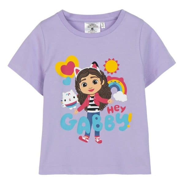 Child's Short Sleeve T-Shirt Gabby's Dollhouse White/2 Years - Image 2