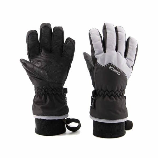 Ski gloves Sinner Phoenix Black/11-12 Years