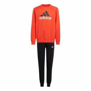 Children’s Tracksuit Adidas JUNIOR ESSENTIALS BIG LOGO FLEECE TRACKSUIT IX9517 Red/14 Years
