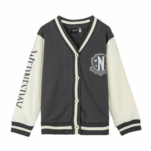 Children's Tracksuit Top Wednesday Dark grey/14 Years